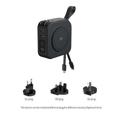 With Cable New 15W Fast Charge Travel Plug Arrival Battery Charger For Mobile Phone High Quality Built In Type C And Power Bank