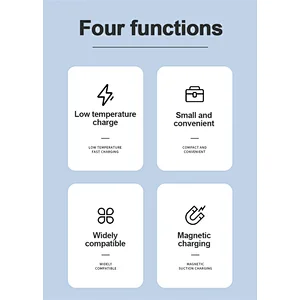 2024 multifunction Magnetic With Multi Cable Set - White Wireless Charger 2 In 1 wireless charger w10