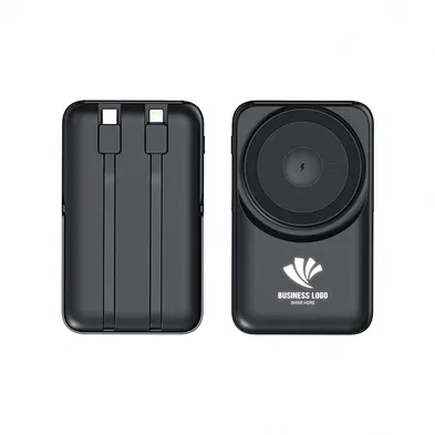 Battery charger Mobile Phone 10000mAh Magnetic 2.5Wwatch chargerWireless Magnetic PowerBank with Led Logo foldable mobile holder