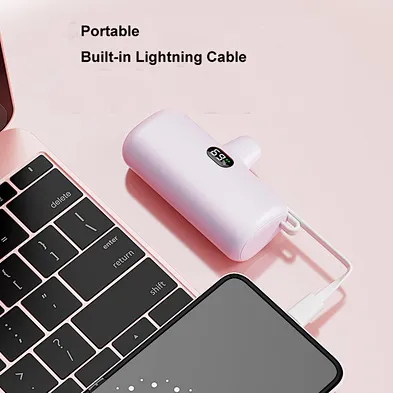2024 hot sale power bank Built In Cables Fast Charging Portable Business Gift Set Power Bank Wireless Charger Usb