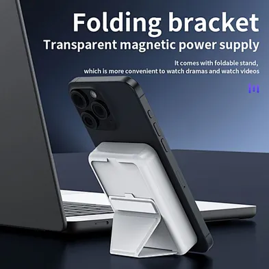 Trending products 2024 new arrivals magnetic wireless 10000mah big capacity PORTABLE Wireless Charger