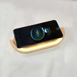 Charger Wood 3 In 1 Foldable Wireless Charger, Fast Wireless Charging