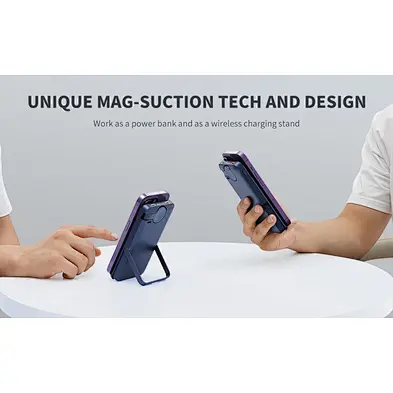 Headphone And Charger Magnetic 3 In 1 Wireless Power Bank 5000Mah Power Bank Wall