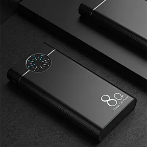 Banks Portable 30000Mah Quick Charge Digital Led Display Mobile Phone Charger Aluminum Alloy Power Bank