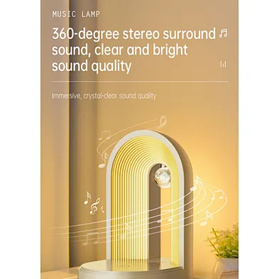 Light Speaker 3 In 1 Led Stand Up Night Indoor Adjustable Nightlight Portable Qi Fast Charging Wireless Charger