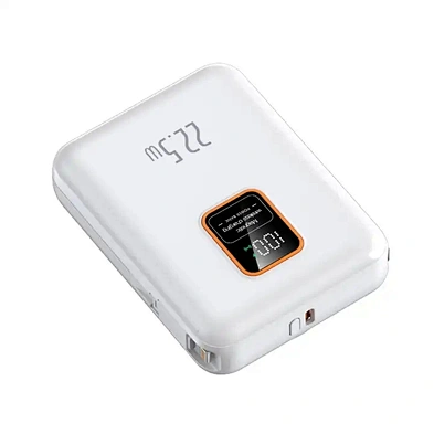 2024 NEW Built In Cables Fast Charging Portable 15W 10000 Mah Smart Wallet With Power Bank And Wireless Charger