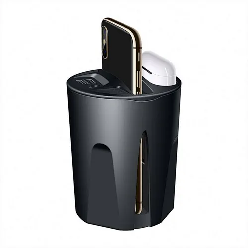 15W Fast Wireless Car Charger Cup Holder Stand For Samsung S9 Station Qi Wireless Chargting For iphone