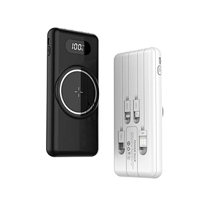 Portable Magnetic 10000Mah Wireless Charger Battery With Universal Pd 22.5W 15W Max External Powerbank Phone Holder Power Bank