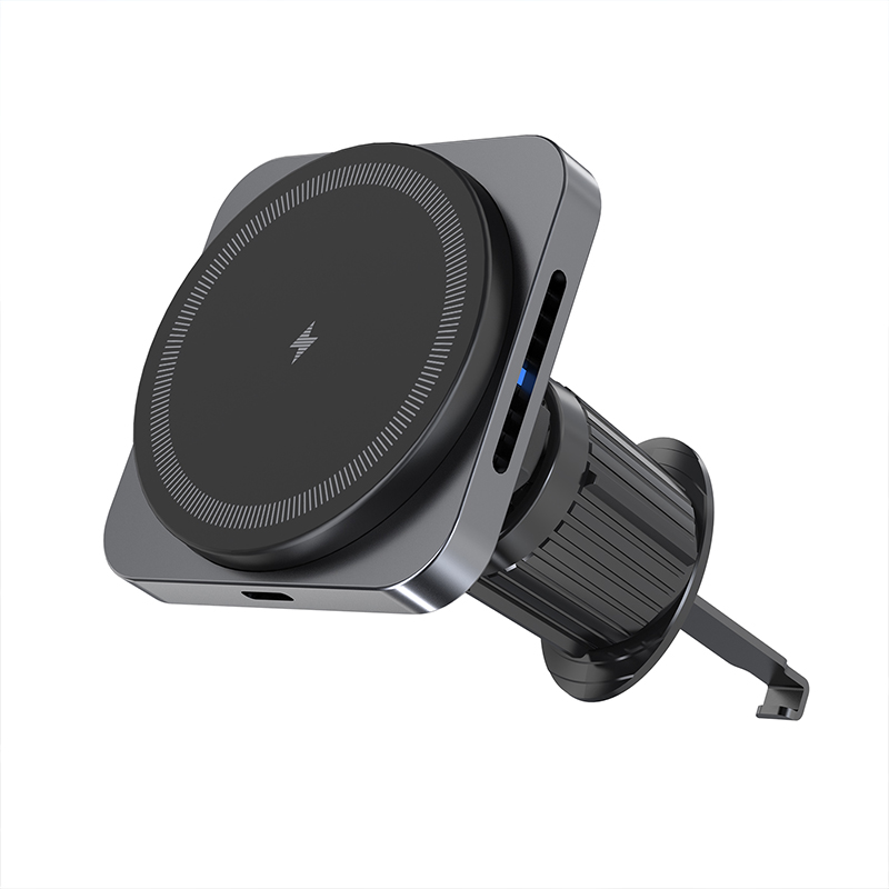 2024 new wireless charger Fast 15W Holder Charging Mag-Saf Magnetic Car Charger Wireless Phone Holder