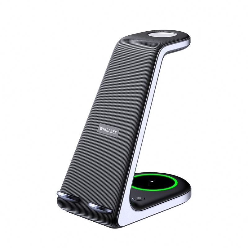 2024 new wireless Charger For Iphone Station Mobile Fast Stand Phone Holder Magnetic 3 In 1 Wireless Charger