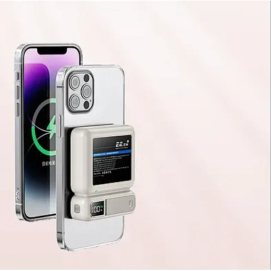 2024 new power bank 10000mAh Dual Charging  For Iphone Magnetic Power Bank Wireless Charger Portable Power Bank