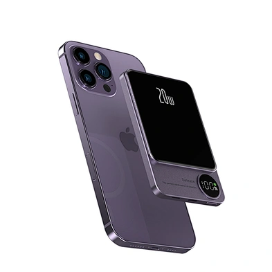Magnetic Banks Power Bank 20000Mah with ultra-thin