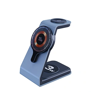 2024 new wireless Charging Station Wireless Charger Aluminum Alloy 3 In 1 wireless charger