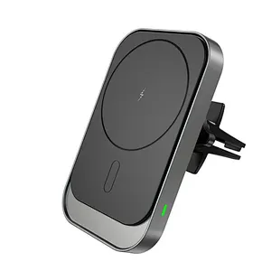 Magnetic Phone Mount 15W Holder For Iphone Magnet Mobile Fast 12 Portable Air Cd Bracket Magsafe New 2022 Car Wireless Charger