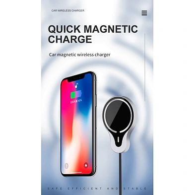 Wireless Car Charger For Car Trending Products Magnetic 15w Magnetic Wireless Charger Car Mount Phone Charger