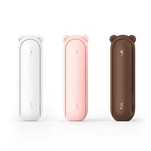 New Cute Foldable Lanyard Portable Pocket Fan With Battery Phone Power Bank Can Charge the Mobile Phone