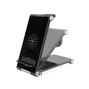 JEDI Folding Wireless Charger 15w Fold Fast Charging Stand Portable Foldable Wireless Charger Mobile Phone Travel 3 in 1 OEM 3W