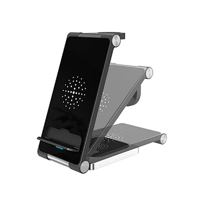 JEDI Folding Wireless Charger 15w Fold Fast Charging Stand Portable Foldable Wireless Charger Mobile Phone Travel 3 in 1 OEM 3W
