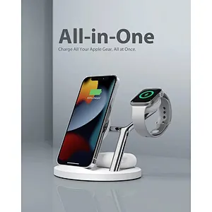 2024 high quality wireless charger 3 In 1Smart Magnetic Charging Dock Station Charger Stand For multifunction Wireless Charger