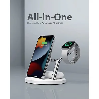 2024 high quality wireless charger 3 In 1Smart Magnetic Charging Dock Station Charger Stand For multifunction Wireless Charger