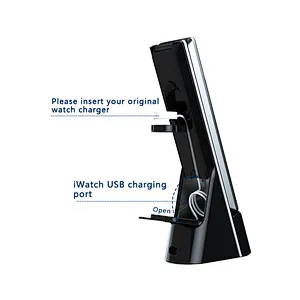 2021 Multifunctional Fast Wireless Charger with LED Desk Table Lamp 3 in 1  Charging Night Light for Mobile Phone