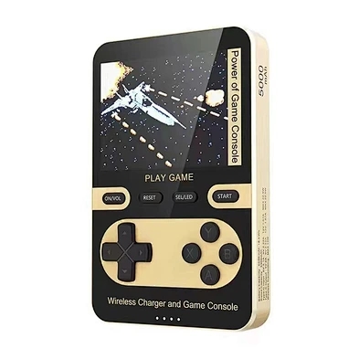 Fast Stand Wireless charger Power Bank For phoneMagnetic Charger function Retro video console handheld games for phone
