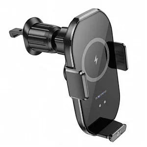 Air Vent Mount Electric Wireless Charging Car Holder Mobile Cell Phone Holder With Adapters Suitable For Most Cellphones
