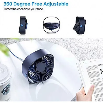 OEM ODM USB Rechargeable Fan with LED light Rechargeable smart fan mini table air cooler fan