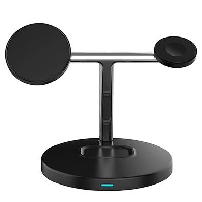 15W Stand Wireless Charger,Portable Desktop Mobile Phone  Wireless Charger Station for Iphone