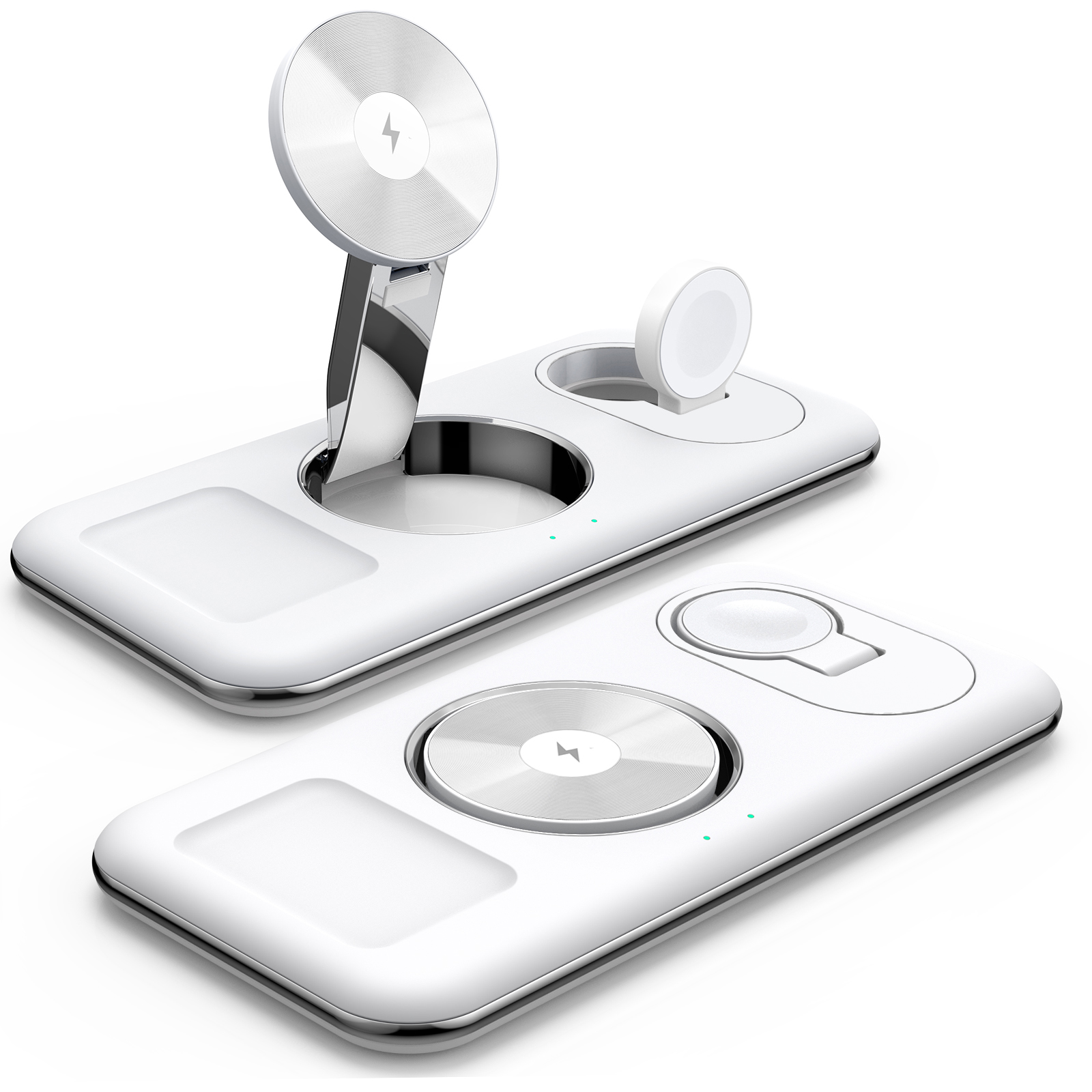 Fast 3 In 1Folding Magnetic 15W Stand Foldable Multifunction High Quality Charging Hot Selling Wireless Charger