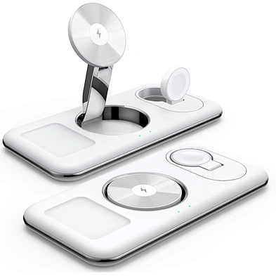 Fast 3 In 1Folding Magnetic 15W Stand Foldable Multifunction High Quality Charging Hot Selling Wireless Charger