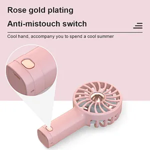 Mini Cool Portable Handheld Rechargeable Usb Desktop Green For Summer Mute Personal Small High Quality Hand Hold Minin Fan