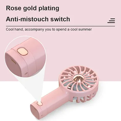 Mini Cool Portable Handheld Rechargeable Usb Desktop Green For Summer Mute Personal Small High Quality Hand Hold Minin Fan
