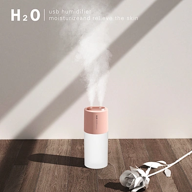 New upgraded 2000mAh 400ml double spray port night light humidify air mini humidifier for home car -HL4947