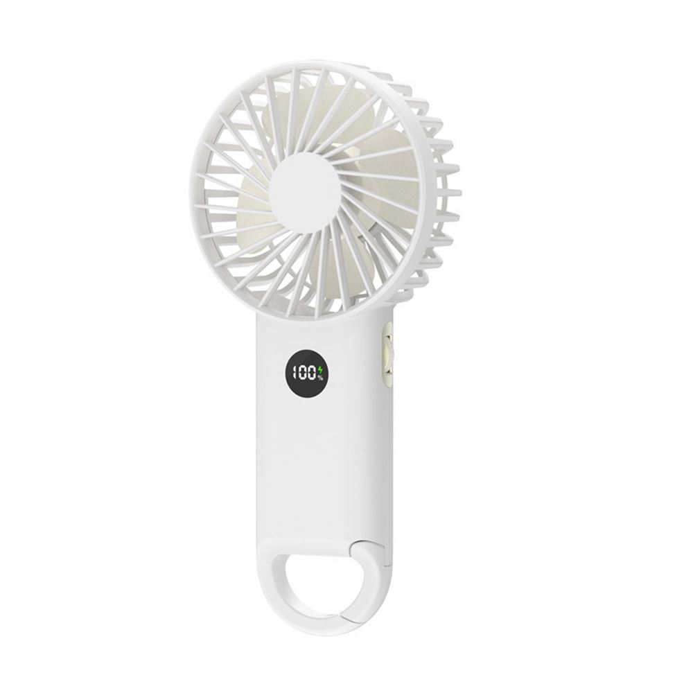 Portable Usb Handheld Ceiling Fan Lash Table Fan Summer Rechargeable Battery Air Cooling Usb Mini Climbing Fan with Hook
