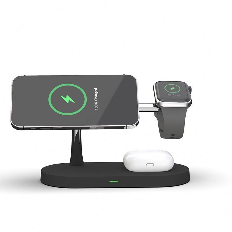 5 in 1 Magnetic Wireless Charger Foldable Dual Fast Magnetic Wireless Charging Station Stand