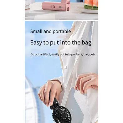 Fan 2024 Portable Pocket Chill Rechar New Product Battery Charging Handheld Fan Mini portable