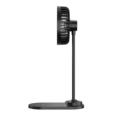 2024 multifunction wireless charger Table Qi Magnetic Wireless Charger With Fan 2 in 1 with light