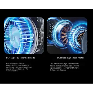 2024 high quality portable Rechargeable Air Conditioning Portable Cooling Fan For Neck And Face