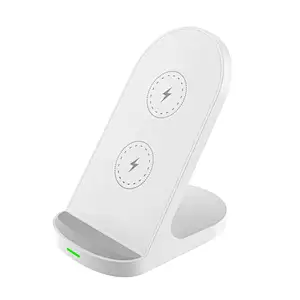 2 In 1 Stand 15W Fast Charging Qi Magnetic For phoneDock Phone Wireless Charger