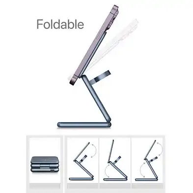 Best Sell Travel Fast 3 In 1 Folding Magnetic Aluminum Alloy Wireless Charger Charging