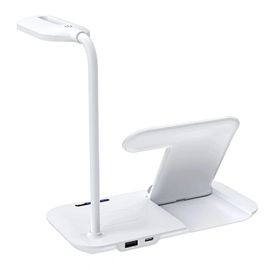 Bed Side Desk Light 4 In 1 Atmosphere Magnetic Led Table Lamp With Wireless Charger H171