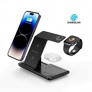 2024 multifunction 3 In 1 Magnetic 20W Charger  3-In-1 15W Foldable Wireless Fast Charger