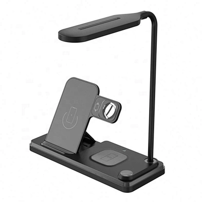 Wireless High Quality Wholesale Desktop Desk Lamp With Qi Stand 4 in 1 Eye Protecting Charger