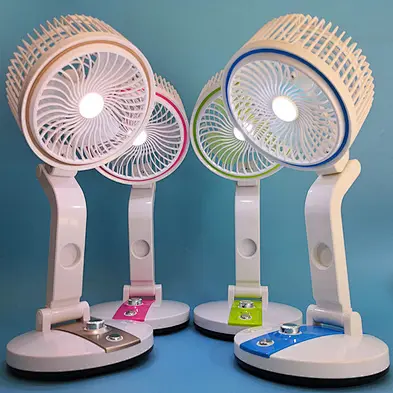 phone LED Student Desktop Fan USB Charging CO263 Daul-use Folding Desk Lamp Gift Fan