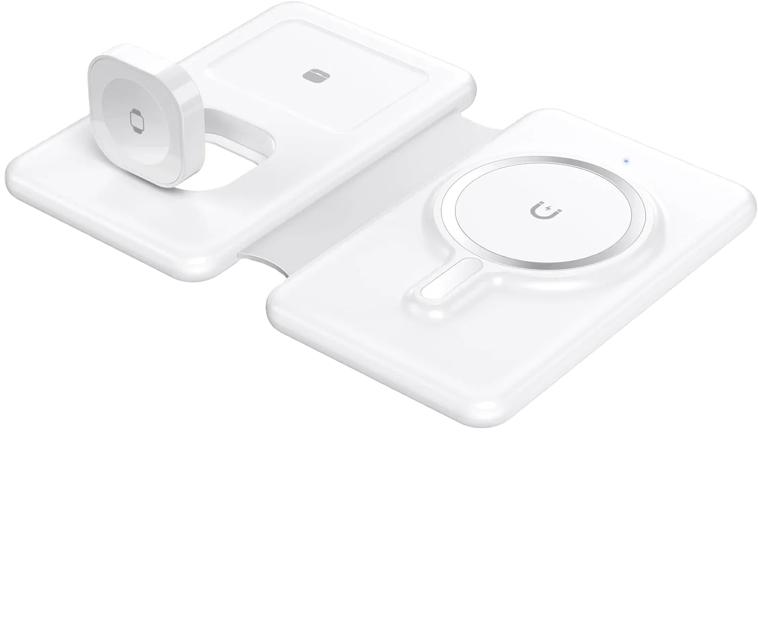 2023 new product qi wireless charging Multifunction 3 In 1 15W Qi Fast Charging High Quality Portable Wireless Charger