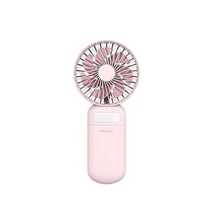 Mirror Portable Battery Led Light Makeup & Powered Fill Suitable For Female Girl Travel Office Air Cooling Fans 3-In-1 Mini Fan