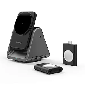 Multifunction 15W Wireless Charger 3 In 1 Folding 15W Fast Magnetic Special Charger Cell Phone Qi Wireless Charger For phone