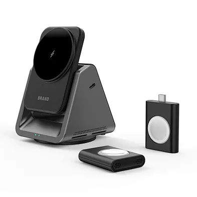 Multifunction 15W Wireless Charger 3 In 1 Folding 15W Fast Magnetic Special Charger Cell Phone Qi Wireless Charger For phone