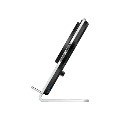 2024 new multifunction wireless aluminum alloy  Magnetic Smartphone Wireless Charger 3 In 1 First Station Stand